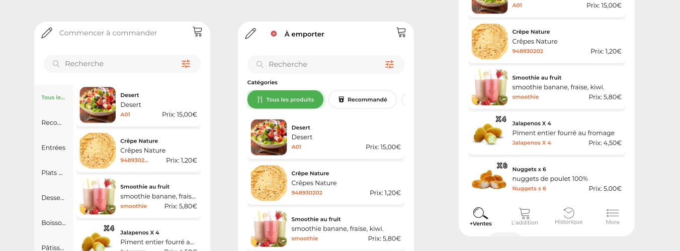Comment prendre une commande ?