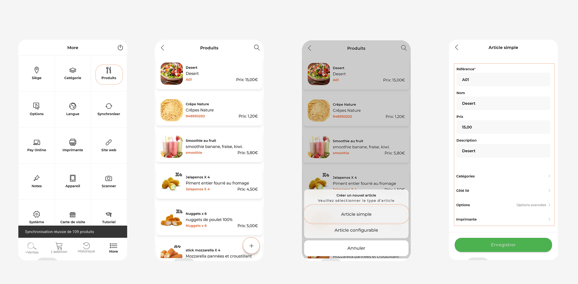 Comment prendre une commande ?
