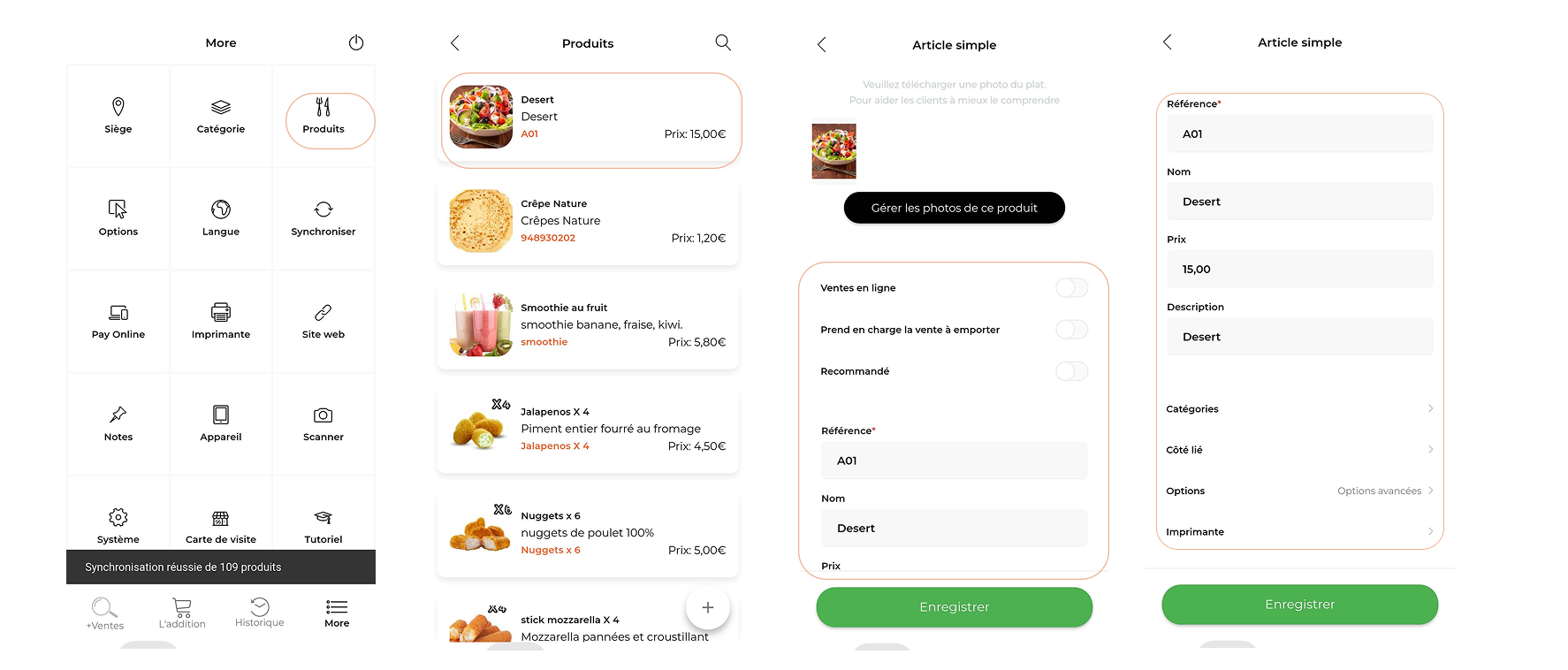 Comment prendre une commande ?