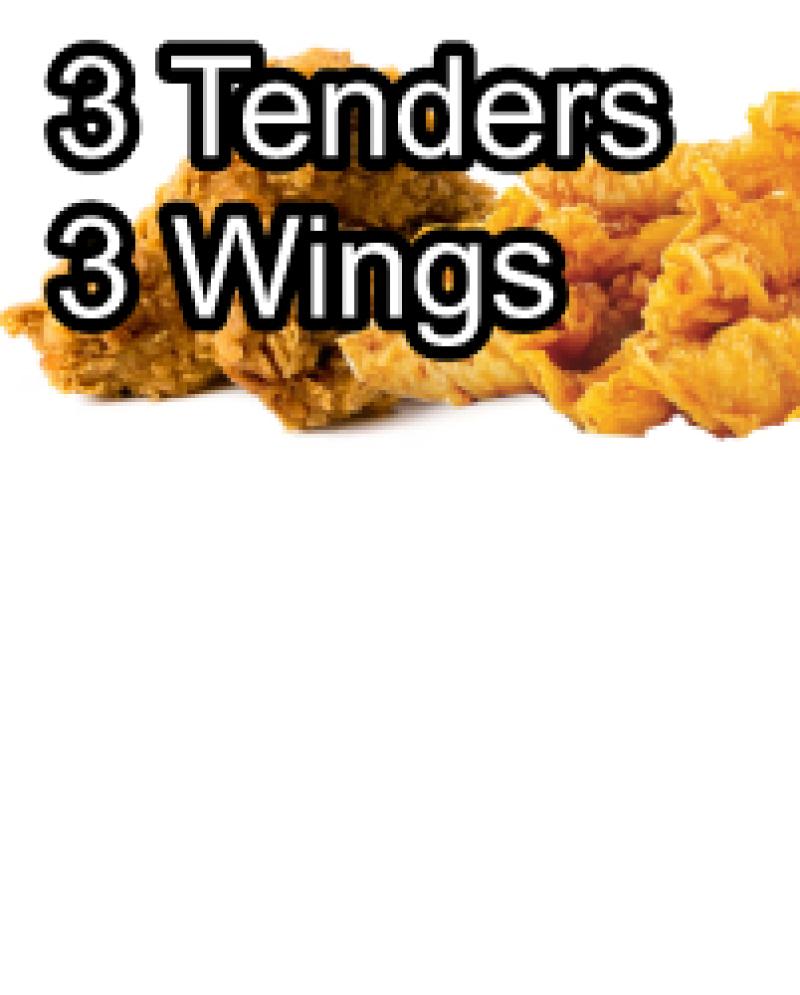 3 Tenders & 3 Wings