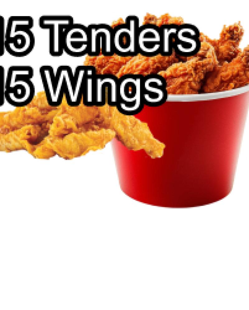 15 tenders x 15 wings